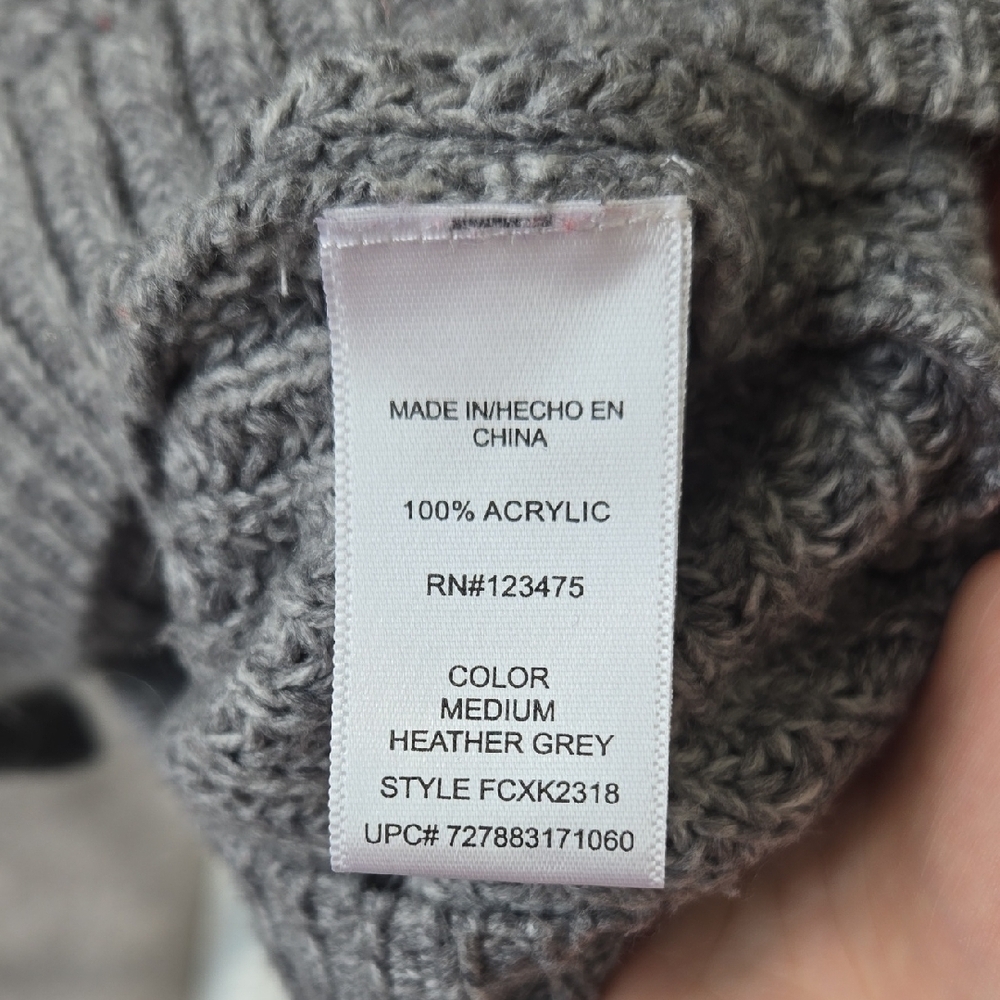 French Connection Charcoal Cardigan Sweater - Picture 5 of 6